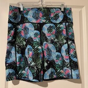 Constantly Varied Gear Blue and Pink 7 inch  Shorts Vibrant Tropical Print